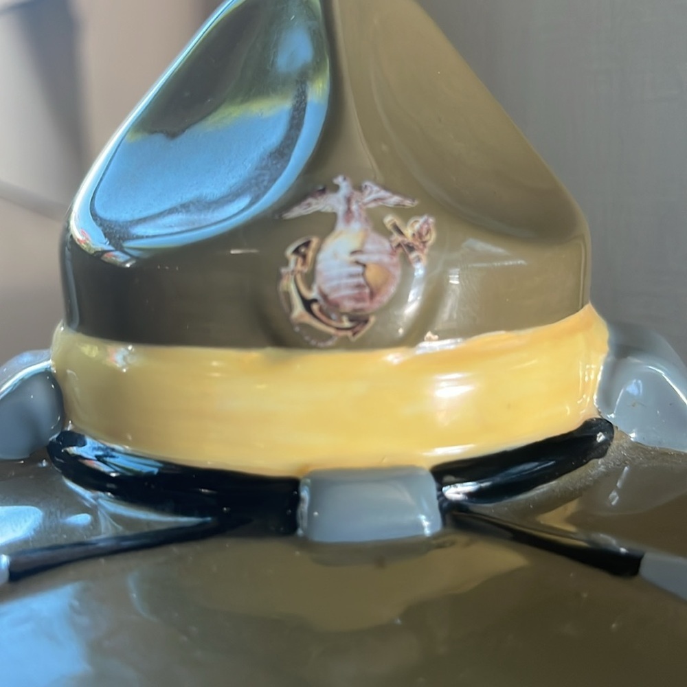 Basic Craving USMC cookie jar. The Bradford Exchange - Picture 7 of 8